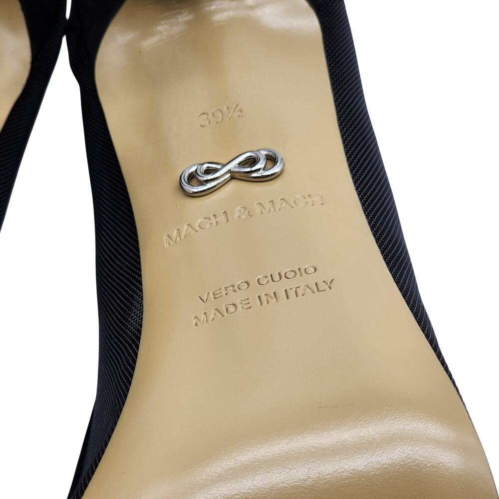 MACH & MACH Double Bow Crystal-Embellished Pumps Heels - NWB $1195 - Picture 7 of 8